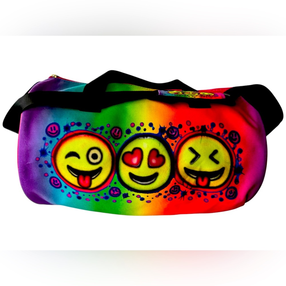 Duffle Bag Kids Top Trenz Colorful Emoji